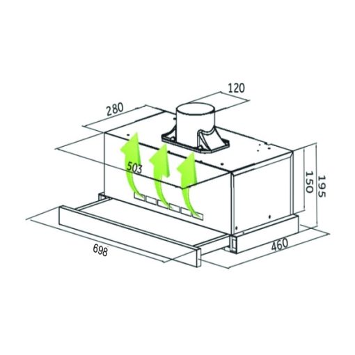 Hút Mùi Cổ Điển GH-700BO Grob - 5