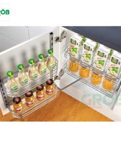 Tủ đồ khô 2 tầng inox sợi 304 Grob - 14 Tủ đồ khô 2 tầng inox sợi 304 Grob - 13