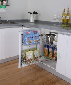 Tủ đồ khô 2 tầng inox sợi 304 Grob - 20 Tủ đồ khô 2 tầng inox sợi 304 Grob - 19