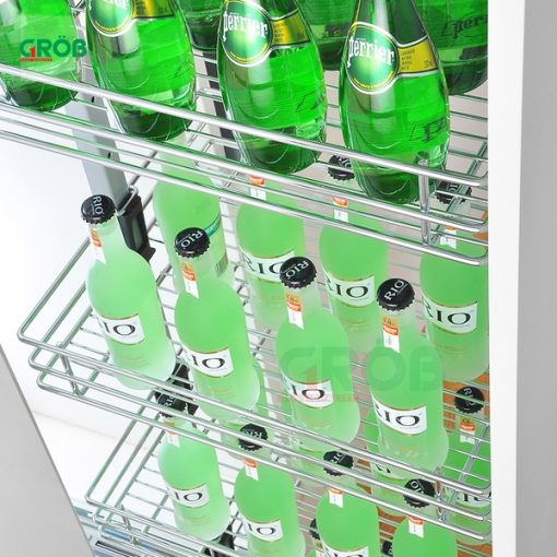 Tủ đồ khô cánh rút inox nan sợi Grob - 3