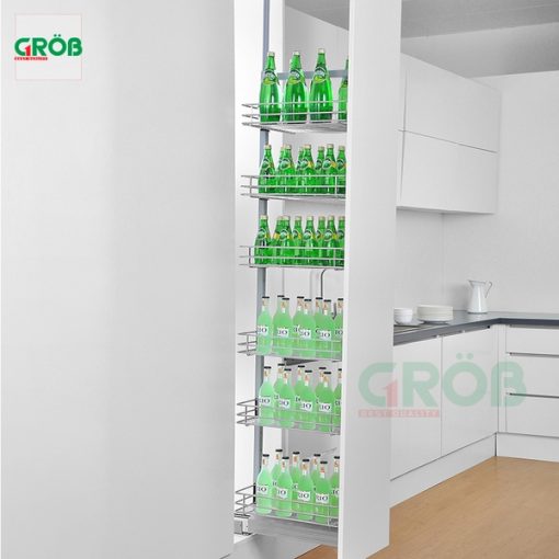 Tủ đồ khô cánh rút inox nan sợi Grob - 7