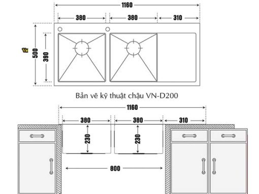 CARYSIL INOX VN-D200