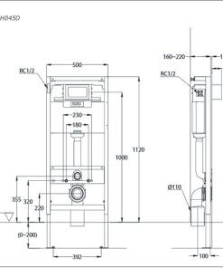 Bồn cầu treo tường TOTO CW762/WH045D/MB006DCM - 7 Bồn cầu treo tường TOTO CW762/WH045D/MB006DCM - 6