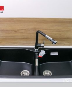 CHẬU RỬA CHÉN CARYSIL LAC1-03/NERA (ĐEN) - 8 CARYSIL LAC1-03/NERA