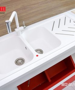 CHẬU RỬA CHÉN CARYSIL BEC2-02/SNOVA (TRẮNG) - 8 CARYSIL BEC2-02/SNOVA