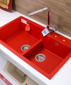 CHẬU RỬA CHÉN CARYSIL TIP2-05/RED (ĐỎ) - 8 CARYSIL TIP2-05/RED