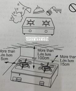 Bếp gas dương Paloma PA-J51CE - 382 Bếp gas dương Paloma PA-J51CE - 381