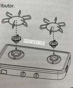 Bếp gas dương Paloma PA-J51CE - 390 Bếp gas dương Paloma PA-J51CE - 389