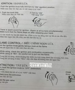 Bếp gas dương Paloma PA-J51CE - 396 Bếp gas dương Paloma PA-J51CE - 395