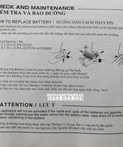 Bếp gas dương Paloma PA-J51CE - 402 Bếp gas dương Paloma PA-J51CE - 401