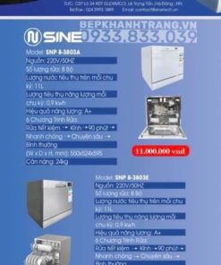 Máy rửa bát 6 bộ SNP6-3602H Sine - 190 Máy rửa bát 6 bộ SNP6-3602H Sine - 189