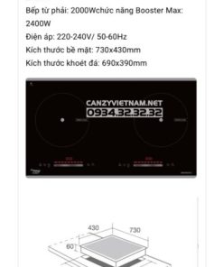 Bếp từ Canzy CZI 9987 - 84 Bếp từ Canzy CZI 9987 - 83