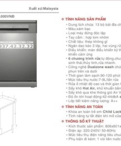 Máy rửa bát Lorca TA-918 - 16 Máy rửa bát Lorca TA-918 - 15