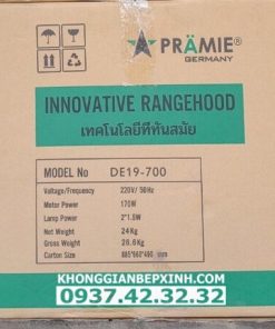 Máy hút mùi Pramie DE19-700 - 34