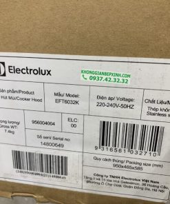 MÁY HÚT MÙI Electrolux EFT6032K MỚI NHẤT 2022 HÚT ÊM KHỬ MÙI SẠCH TƯƠI - 35