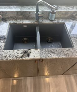 Chậu rửa bát Konox Granite Sink Veloci 760D Black - 31