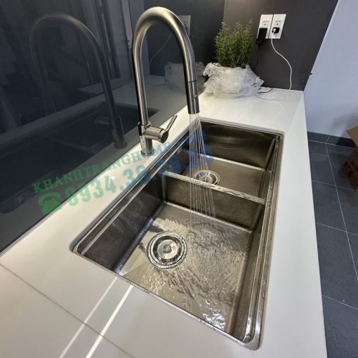 VÒI RỬA BÁT DÂY RÚT KONOX ALTO NICKEL - 25
