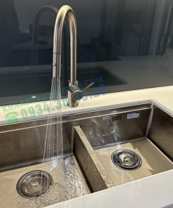 VÒI RỬA BÁT DÂY RÚT KONOX ALTO NICKEL - 80 VÒI RỬA BÁT DÂY RÚT KONOX ALTO NICKEL - 79