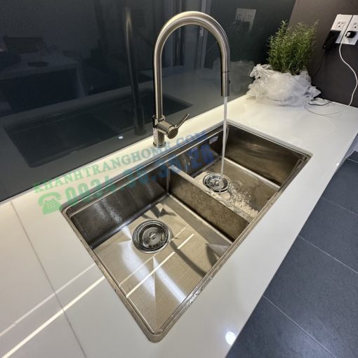 VÒI RỬA BÁT DÂY RÚT KONOX ALTO NICKEL - 51
