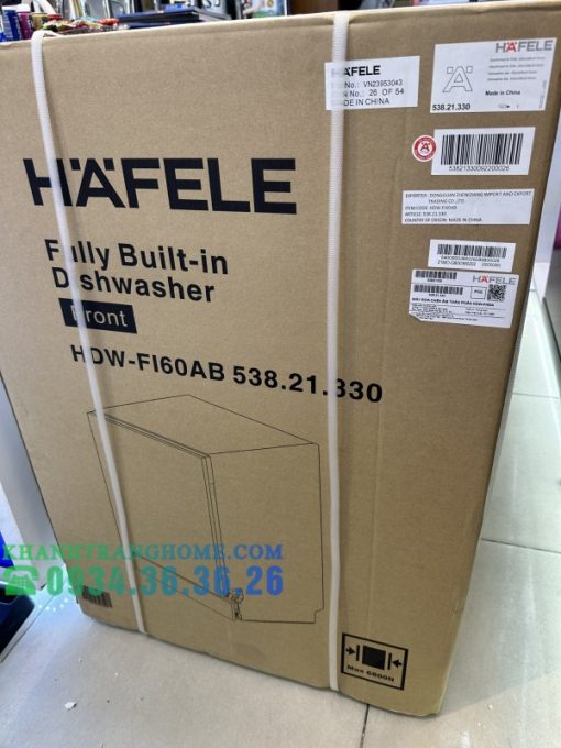Máy rửa chén âm tủ Hafele HDW-FI60AB 538.21.330 - 153