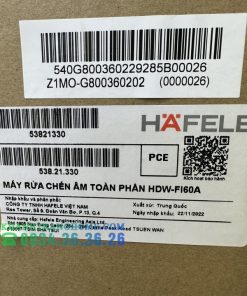 Máy rửa chén âm tủ Hafele HDW-FI60AB 538.21.330 - 330 Máy rửa chén âm tủ Hafele HDW-FI60AB 538.21.330 - 329