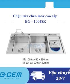 Chậu rửa bát B-GEM INOX BG-10048R