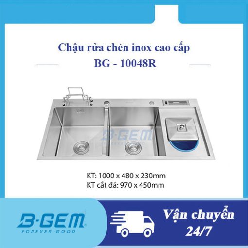 Chậu rửa bát B-GEM INOX BG-10048R - 1