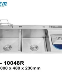 Chậu rửa bát B-GEM INOX BG-10048R - 8 Chậu rửa bát B-GEM INOX BG-10048R - 7