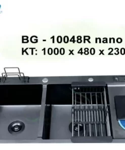 Chậu rửa bát B-GEM NANO BG-10048R