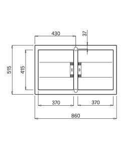 CHẬU ĐÁ MALLOCA SMART K-450