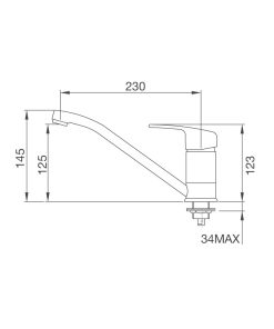 Vòi Mạ Chrome Malloca K120N - 10 VÒI MẠ CHROME MALLOCA K120N