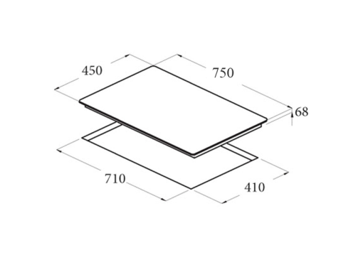 Bếp điện kết hợp từ Cata IT 773