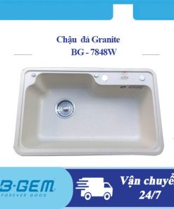 Chậu rửa đá Granite B-Gem BG-7848W