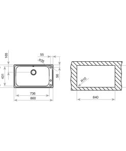 CHẬU RỬA INOX TEKA BAHIA 1B PLUS 11127004 NHẬP KHẨU TÂY BAN NHA - 6 TEKA BAHIA 1B PLUS 11127004