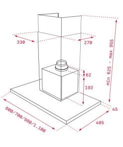 MÁY HÚT KHỬ MÙI TEKA DLP 786 40483130 BỒ ĐÀO NHA - 6 TEKA DLP 786 40483130