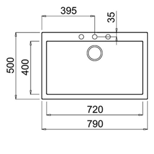 TEKA FORSQUARE 72.40 TG 115230001