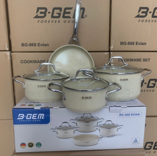 Bộ nồi men đá cao cấp B-Gem BG-868 EVIAN - 7