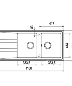 TEKA STONE 80 B-TG 2B 1D 115400008