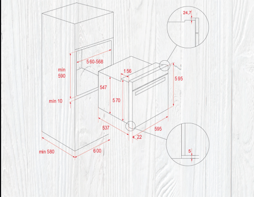 TEKA MAESTRO AIR FRY HLB 8416 BK 111000048