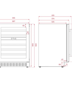 TỦ RƯỢU LẮP ÂM HOẶC ĐỨNG ĐỘC LẬP TEKA RVU 20046 113600008