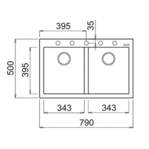 TEKA FORSQUARE 2B 790 BEIGE 115260016