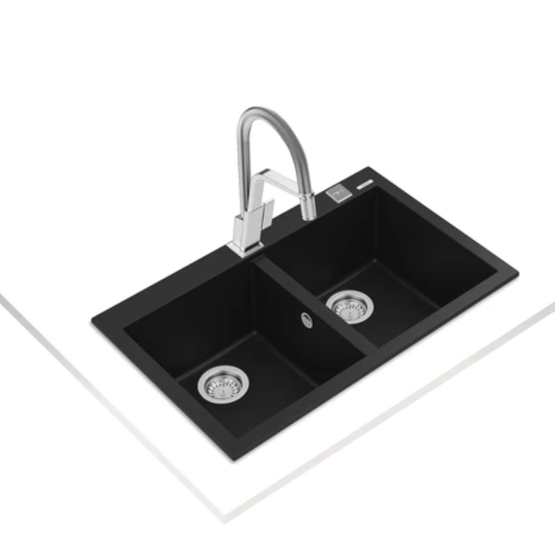 Chậu đá nhân tạo TEKA FORSQUARE 2B 790 BLACK 115260014 nhập khẩu ITALIA - 31 Chậu đá nhân tạo TEKA FORSQUARE 2B 790 BLACK 115260014 nhập khẩu ITALIA