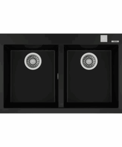 Chậu đá nhân tạo TEKA FORSQUARE 2B 790 BLACK 115260014 nhập khẩu ITALIA