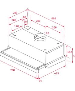 MÁY HÚT MÙI TEKA TL 7310 113080003 BỒ ĐÀO NHA - 6 TEKA TL 7310 113080003