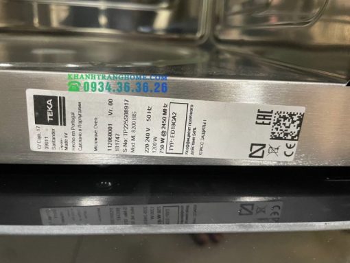 LÒ VI SÓNG KẾT HỢP NƯỚNG TEKA ML 8200 BIS BK 112060001 BỒ ĐÀO NHA - 10