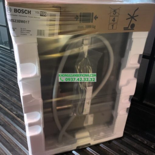 MÁY RỬA CHÉN BÁT BOSCH SMS23BW01T NHẬP KHẨU CHÂU ÂU MỚI NHẤT 2022 MÀU TRẮNG SANG TRỌNG TOẢ SÁNG KHÔNG GIAN - 7