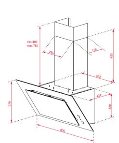 Máy hút mùi Teka DVT 98660 TBS BK |112930043 nhập khẩu TÂY BAN NHA - 5