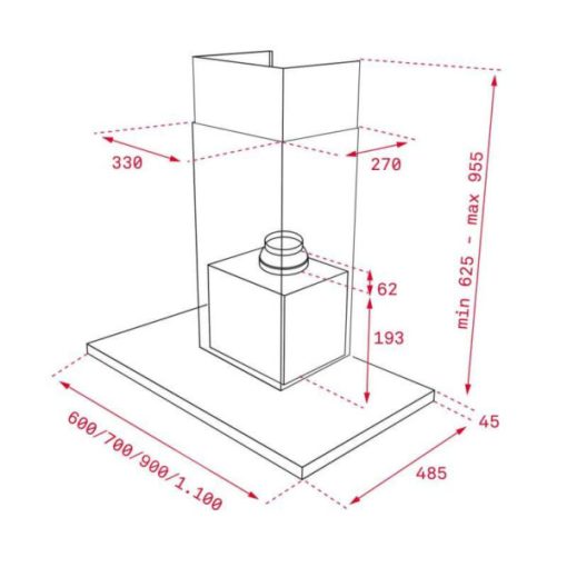 Máy hút khử mùi Teka DLP 986 |40483131 nhập khẩu BỒ ĐÀO NHA - 3