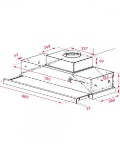 MÁY HÚT MÙI TEKA CNL 9610 40436850 NHẬP KHẨU BỒ ĐÀO NHA - 6 TEKA CNL 9610 40436850