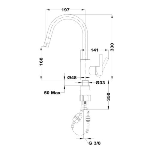 Vòi rửa chén Teka MTP 938 116020000 - 3